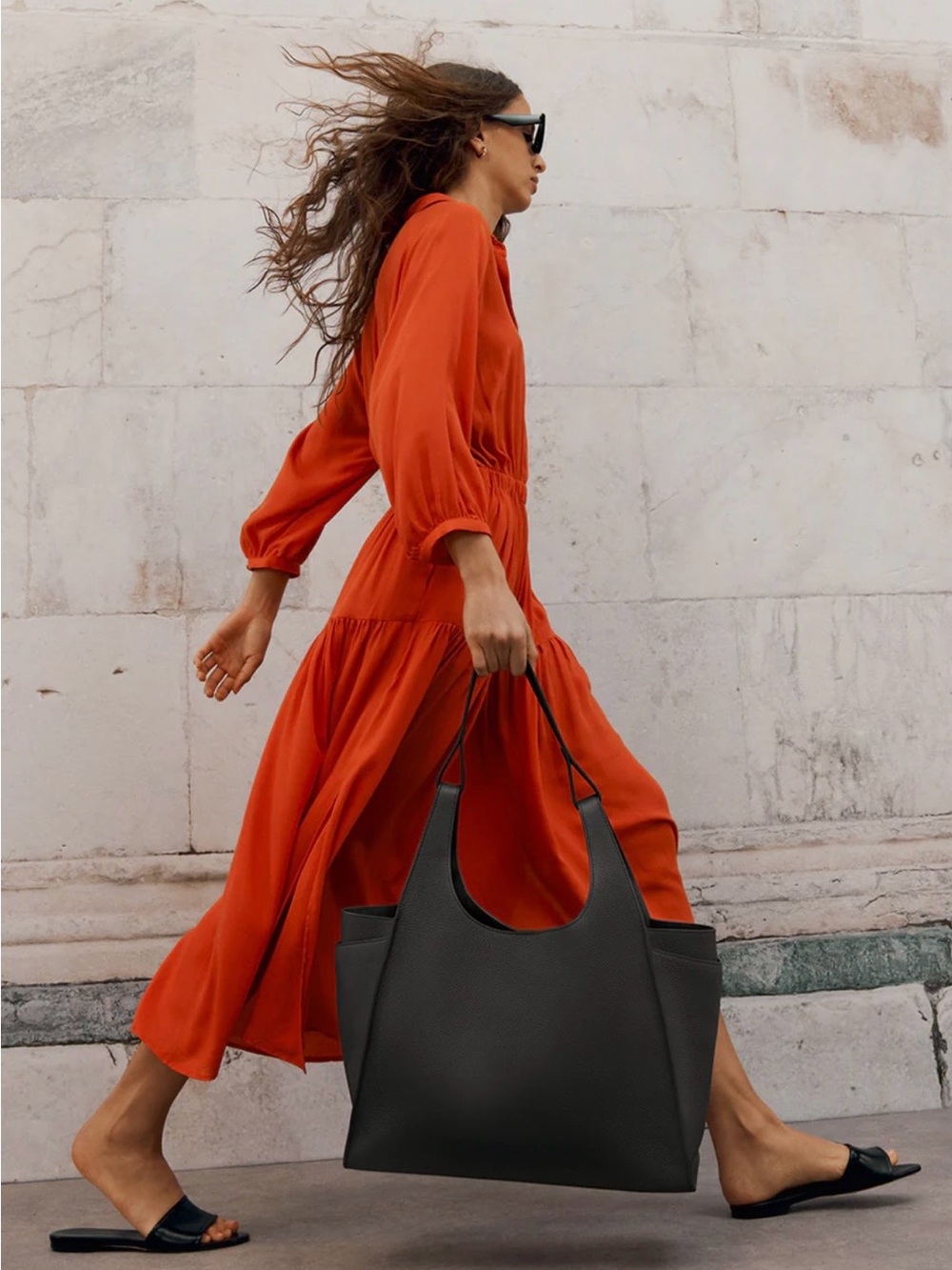 CUYANA Double Loop Satchel